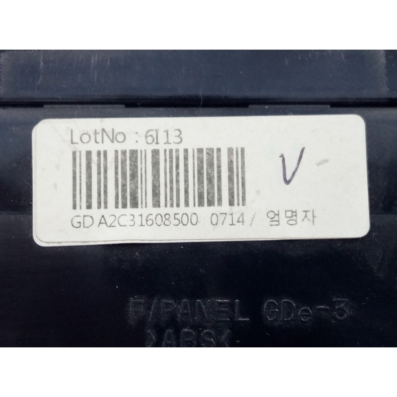 Recambio de mando climatizador para hyundai i30 (gd) trend referencia OEM IAM 97250A6521 97250A5XXX E3-A3-28-3