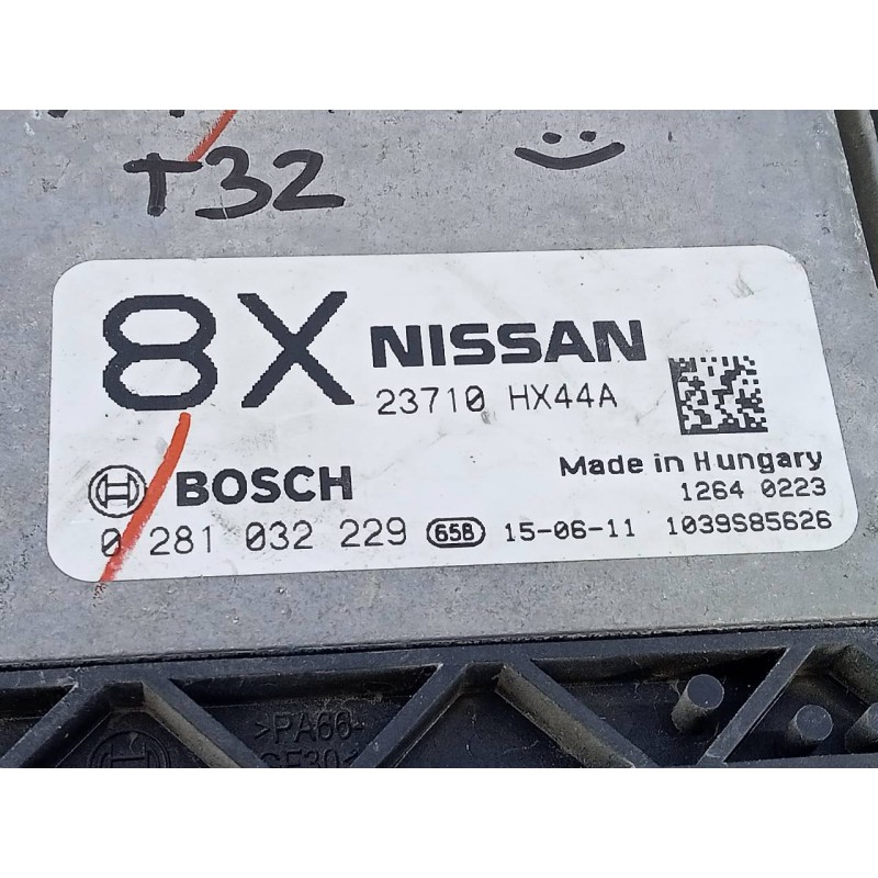 Recambio de centralita motor uce para nissan x-trail (t32) acenta referencia OEM IAM 23710HX44A 0281032229 E3-B4-23-3