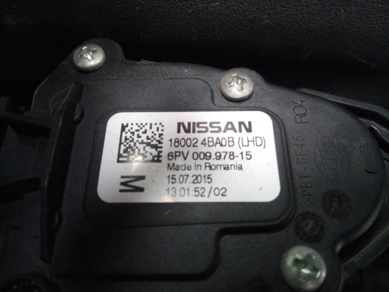 Recambio de pedal acelerador para nissan x-trail (t32) acenta referencia OEM IAM 180024BA0B 6PV00997815 