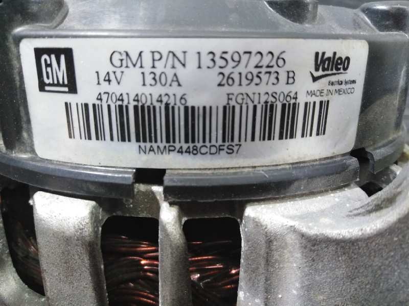 Recambio de alternador para opel mokka x selective referencia OEM IAM 13597226 26119573 P3-A4-23-1