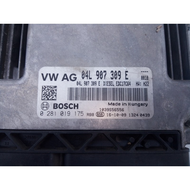 Recambio de centralita motor uce para seat toledo (kg3) style referencia OEM IAM 04L907309E 0281019175 E2-A1-33-8
