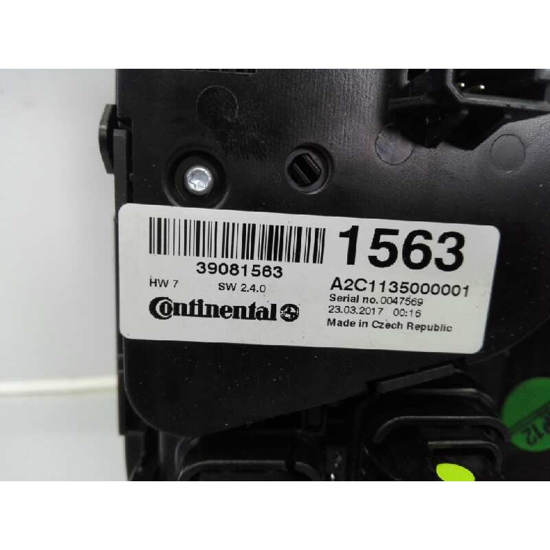 Recambio de mando climatizador para opel mokka x selective referencia OEM IAM A2C1135000001 0047569 E3-A5-20-2