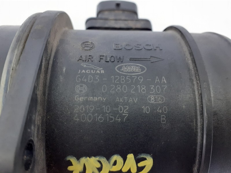 Recambio de caudalimetro para land rover range rover evoque evoque referencia OEM IAM G4D312B579AA 0280218307 E3-B3-18-4