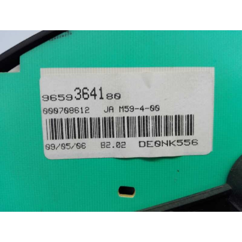 Recambio de cuadro instrumentos para peugeot partner (s2) combi pro referencia OEM IAM  DEONK556 E1-A4-31-1