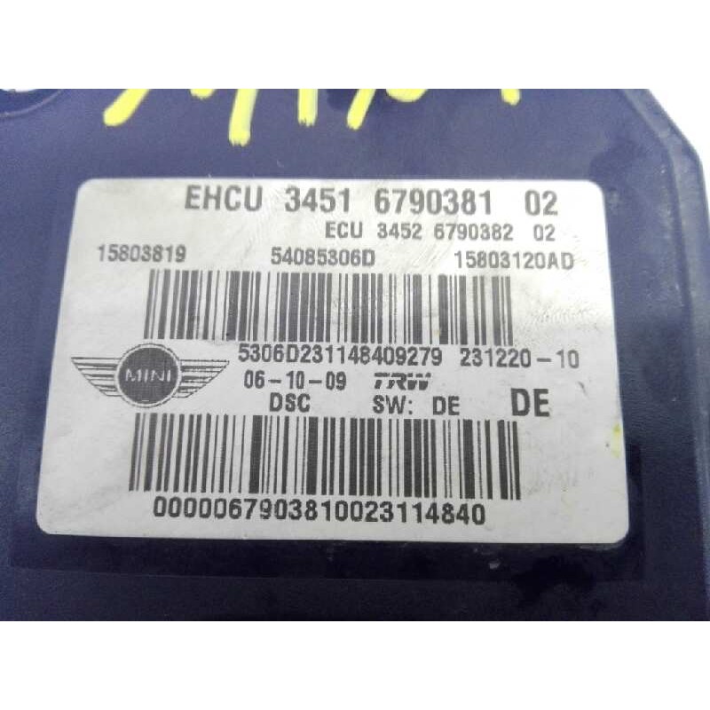 Recambio de abs para bmw mini (r56) one referencia OEM IAM 3451679038102 2828530DBZ E1-B4-52-1