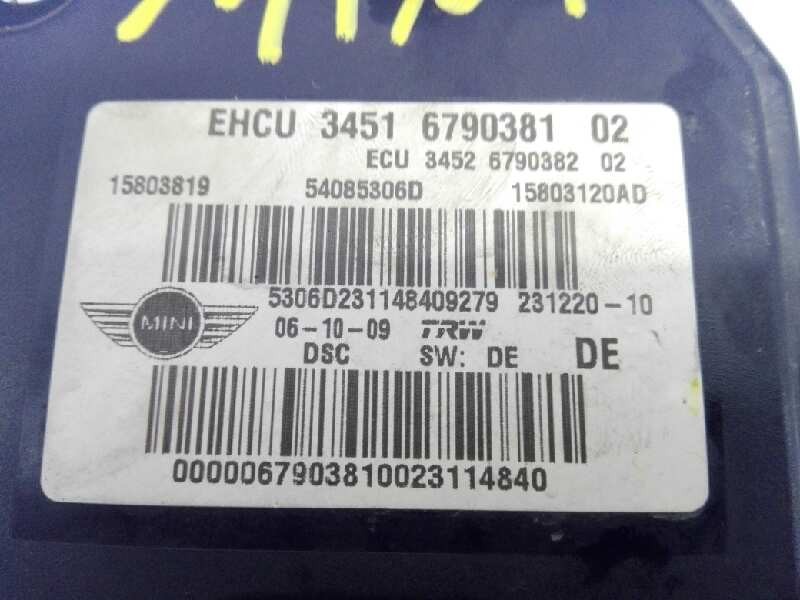 Recambio de abs para bmw mini (r56) one referencia OEM IAM 3451679038102 2828530DBZ E1-B4-52-1
