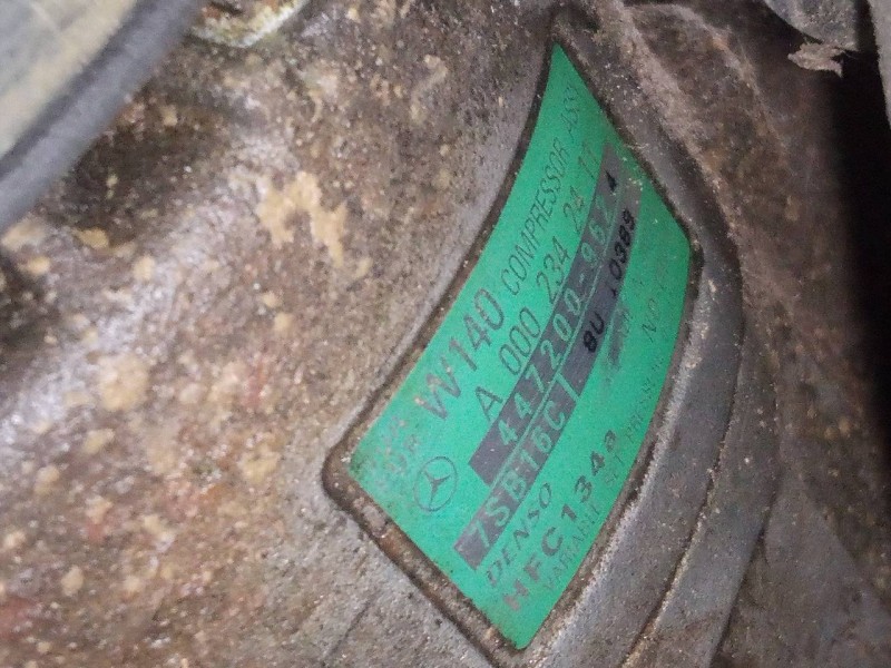 Recambio de compresor aire acondicionado para mercedes-benz clase m (w163) 430 (163.172) referencia OEM IAM A0002342411  