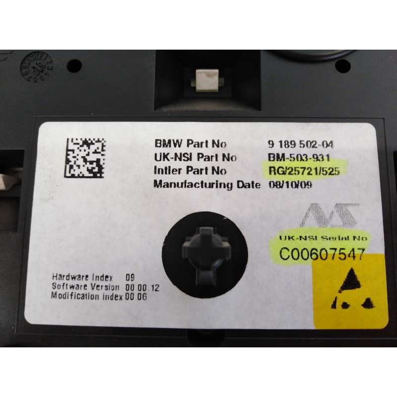 Recambio de cuadro instrumentos para bmw mini (r56) one referencia OEM IAM 918850204  E3-A2-49-1