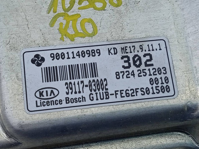 Recambio de centralita motor uce para kia rio concept referencia OEM IAM 3911703002 9001140989 E3-A3-25-2