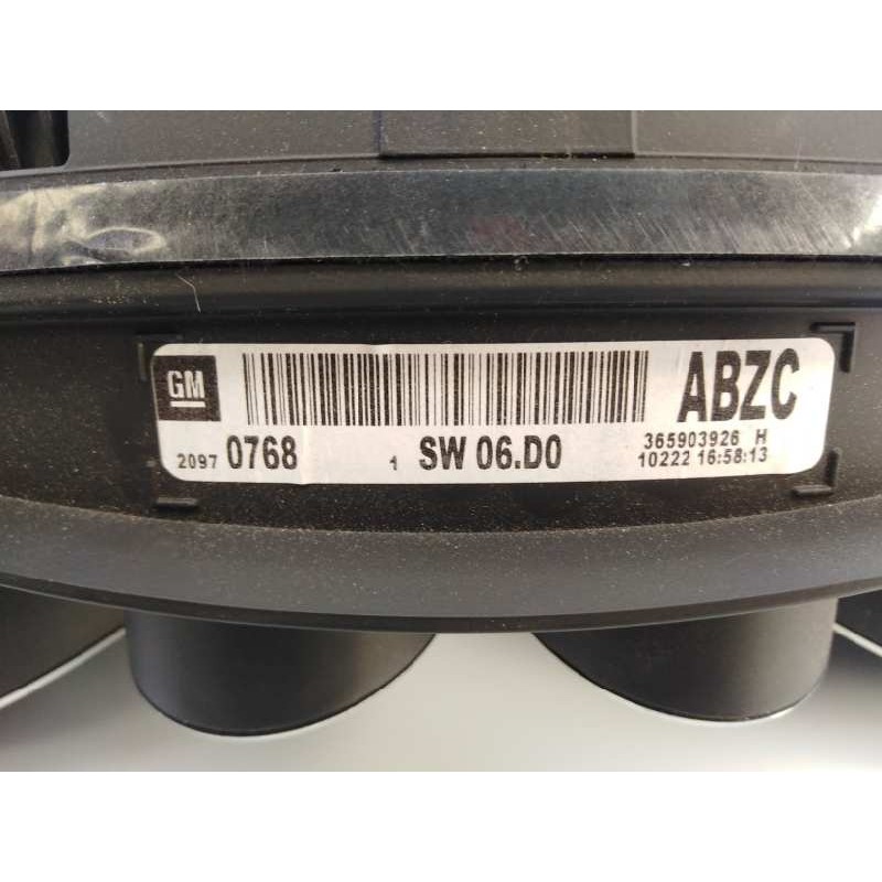 Recambio de cuadro instrumentos para opel insignia berlina cosmo referencia OEM IAM 365903926  E3-A5-28-1