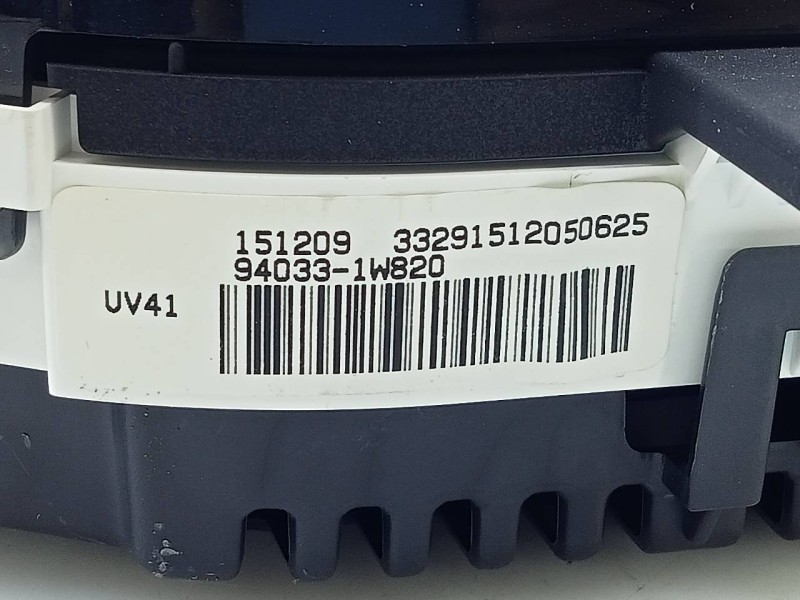 Recambio de cuadro instrumentos para kia rio concept referencia OEM IAM 940331W820  E3-A3-23-3