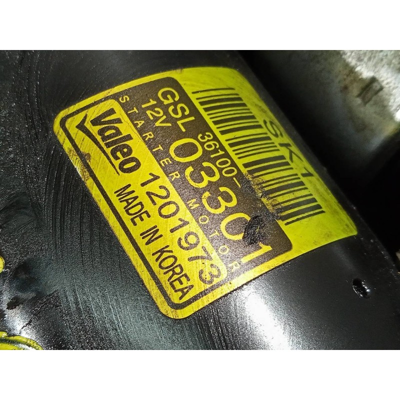 Recambio de motor arranque para kia rio concept referencia OEM IAM 3610003301  P3-A10-9-3