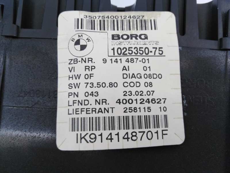 Recambio de cuadro instrumentos para bmw serie 3 touring (e91) 320d referencia OEM IAM 102535075 914148701 E3-A2-29-3