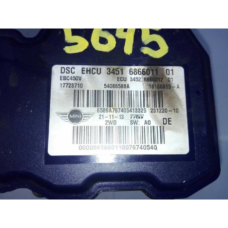 Recambio de abs para mini countryman (r60) one d referencia OEM IAM 63303512 EBC450V E1-B4-52-1