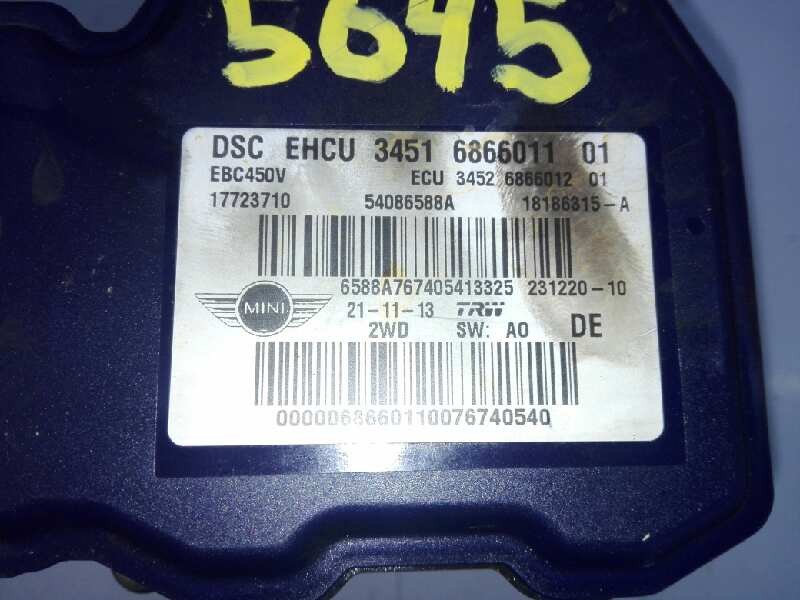 Recambio de abs para mini countryman (r60) one d referencia OEM IAM 63303512 EBC450V E1-B4-52-1