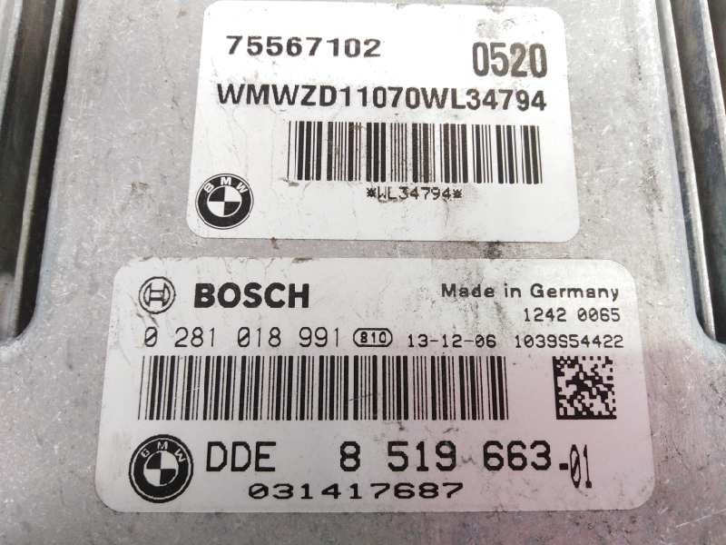 Recambio de centralita motor uce para mini countryman (r60) one d referencia OEM IAM DDE851966301 0281018991 E3-A2-49-2