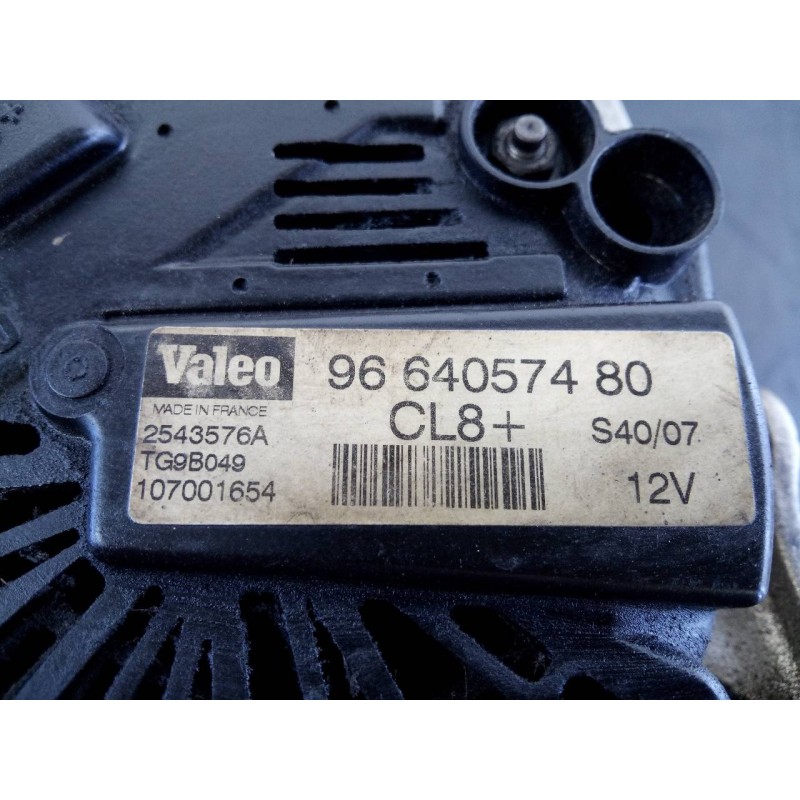 Recambio de alternador para citroën nemo sx referencia OEM IAM 9664057480  P3-A4-24-3