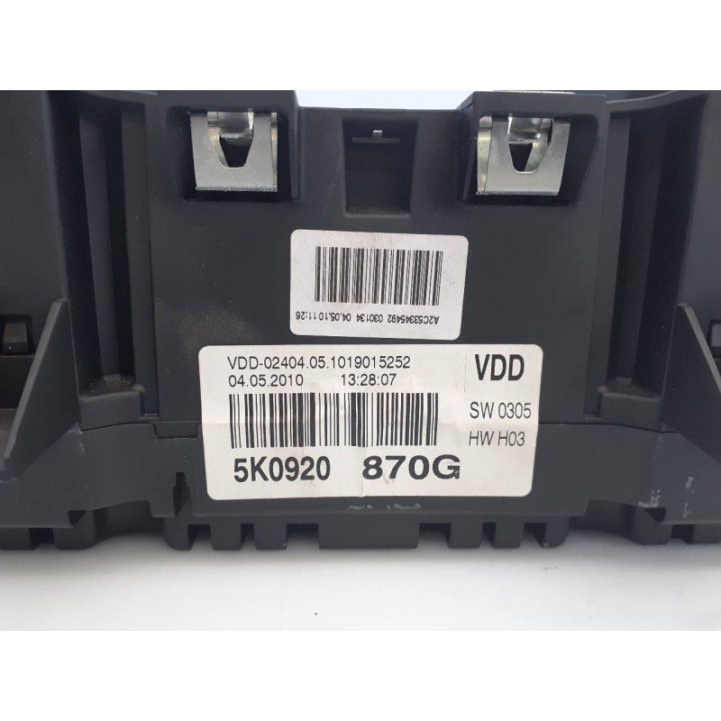 Recambio de cuadro instrumentos para volkswagen golf vi (5k1) advance referencia OEM IAM 5K0920870G  E2-A1-18-8