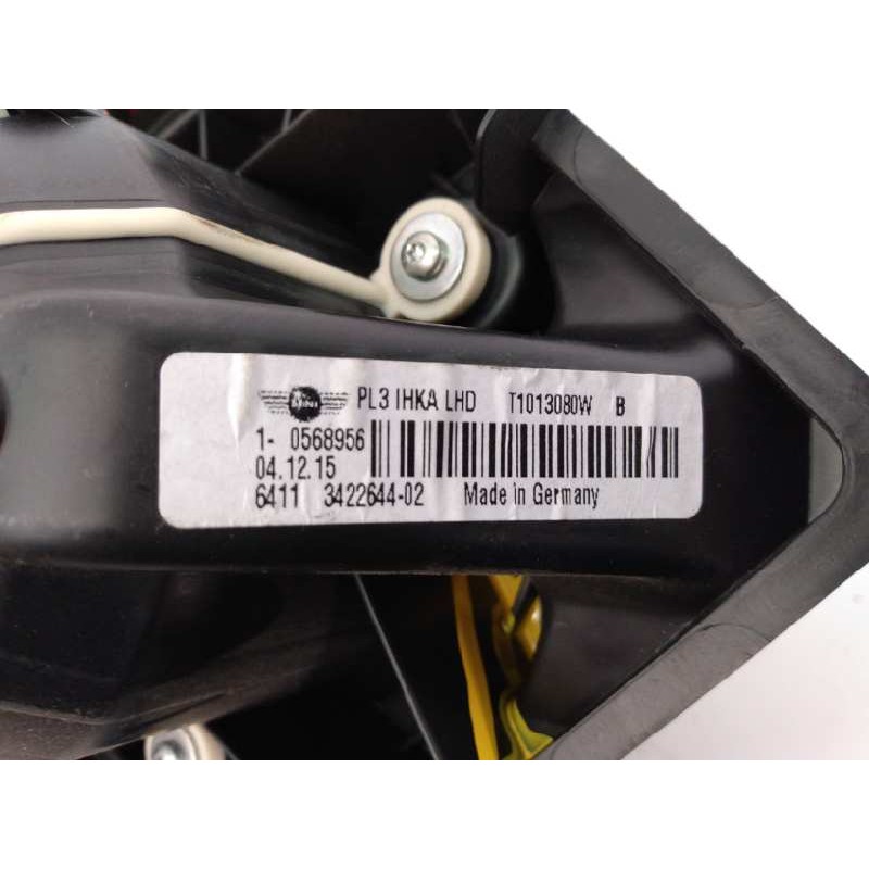 Recambio de ventilador calefaccion para mini countryman (r60) one d referencia OEM IAM 10568956 6411342264402 E3-A2-54-3