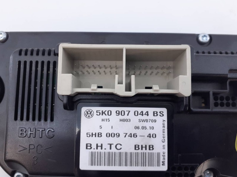 Recambio de mando climatizador para volkswagen golf vi (5k1) advance referencia OEM IAM 5K0907044BS 5HB009746 E2-A1-20-7