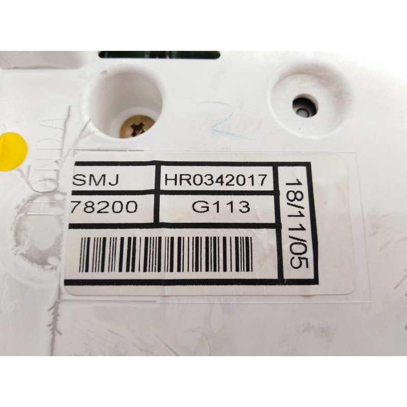 Recambio de cuadro instrumentos para honda civic berlina (fn) referencia OEM IAM HR0342017  E3-B5-3-2