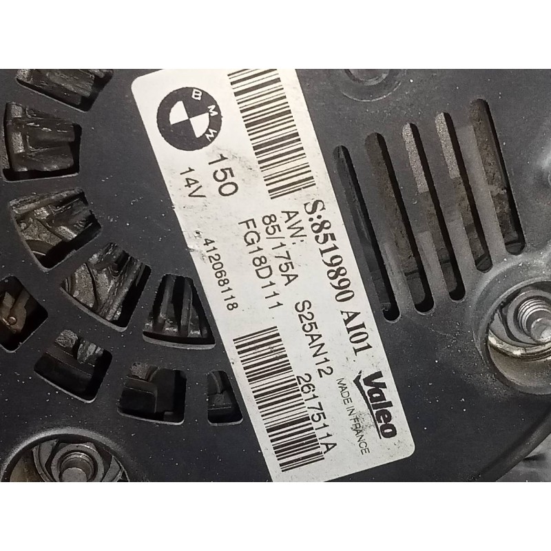 Recambio de alternador para bmw serie 3 lim. (f30) 320d referencia OEM IAM   P3-A4-18-3