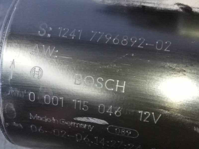 Recambio de motor arranque para bmw serie 3 berlina (e90) 320d referencia OEM IAM 0001115046 1241779689202 