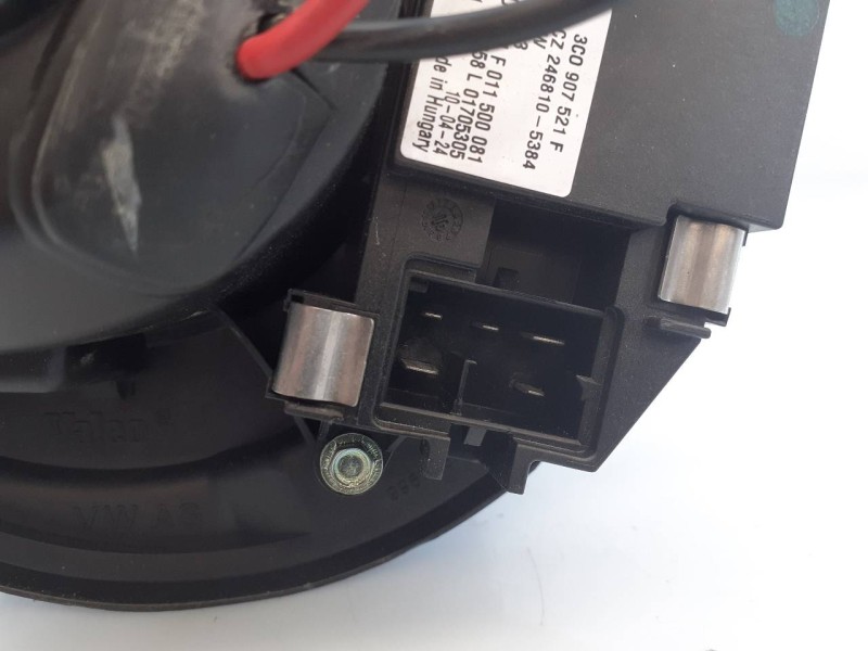 Recambio de ventilador calefaccion para volkswagen golf vi (5k1) advance referencia OEM IAM 3C0907521F F011500081 E1-B6-52-2