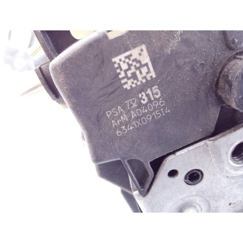 Recambio de cerradura puerta trasera derecha para citroën c3 collection referencia OEM IAM 6341X091514  E1-A4-36-2