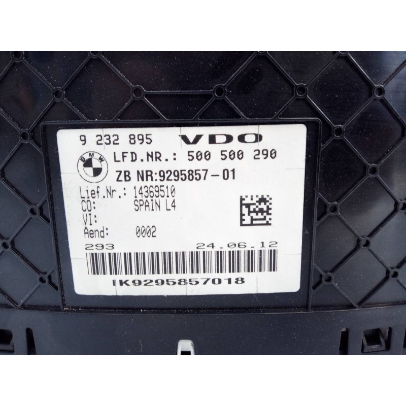 Recambio de cuadro instrumentos para bmw serie 3 lim. (f30) 320d referencia OEM IAM 9232895 929585701 E3-A2-34-4