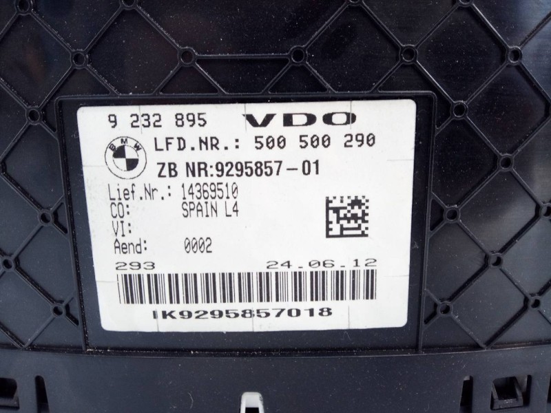 Recambio de cuadro instrumentos para bmw serie 3 lim. (f30) 320d referencia OEM IAM 9232895 929585701 E3-A2-34-4