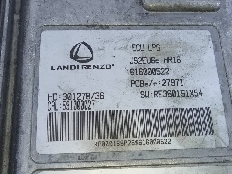 Recambio de modulo electronico para dacia lodgy stepway referencia OEM IAM 616000522 591000027 E2-A1-35-3