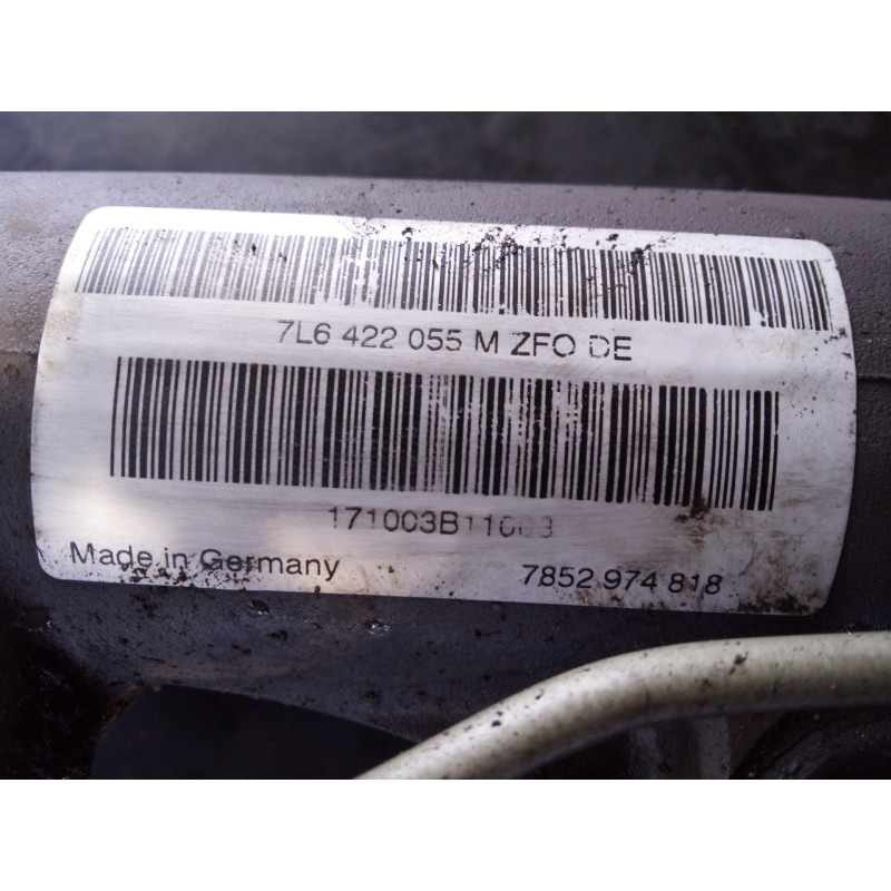 Recambio de cremallera direccion para volkswagen touareg (7la) tdi r5 referencia OEM IAM 7L6422055M  P1-B8-23