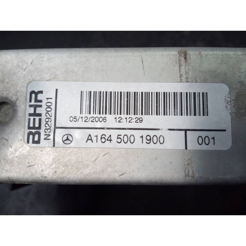 Recambio de intercooler para mercedes-benz clase m (w164) 320 / 350 cdi (164.122) referencia OEM IAM A1645001900001  P2-A11-7