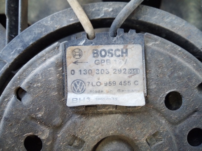 Recambio de electroventilador para volkswagen touareg (7la) tdi r5 referencia OEM IAM 7L0121203F 0130303922 P2-B8-9