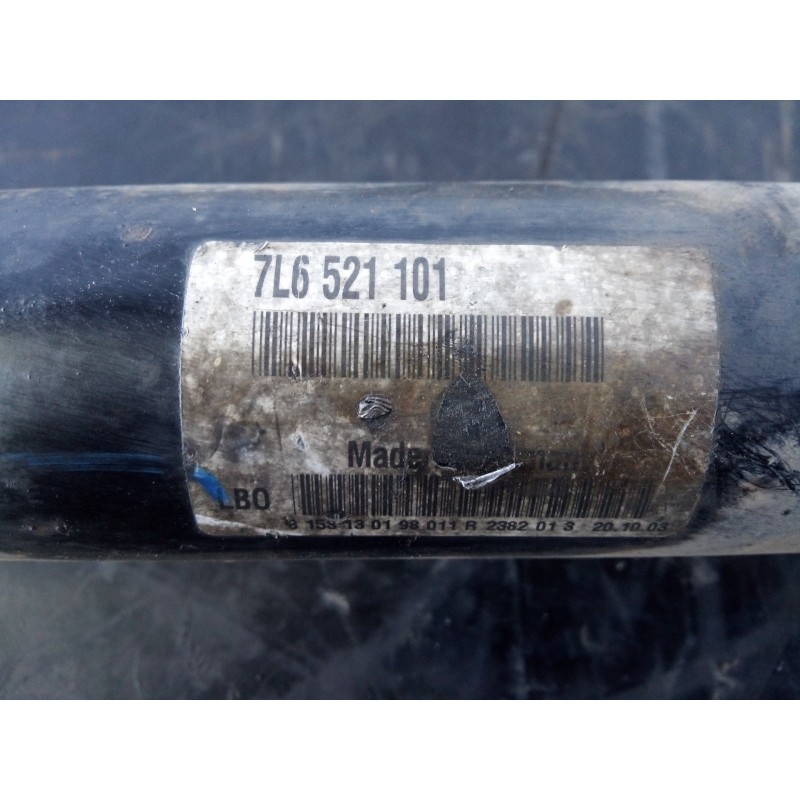 Recambio de transmision central delantera para volkswagen touareg (7la) tdi r5 referencia OEM IAM 7L6521101  P1-A6-33