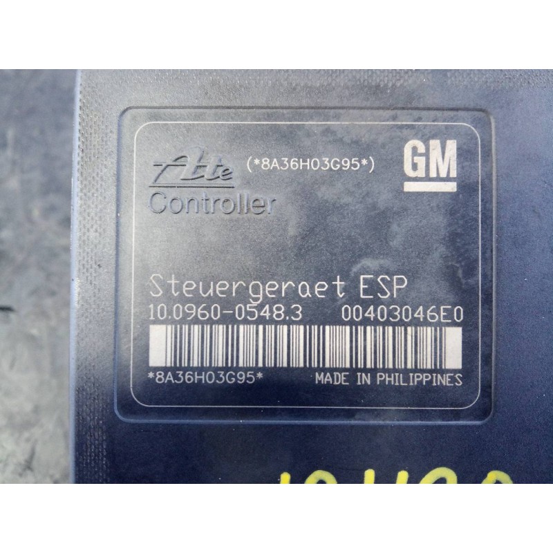 Recambio de abs para opel astra h berlina cosmo referencia OEM IAM 13213610  P3-B8-22-2