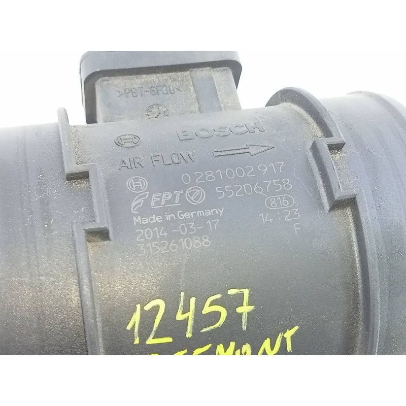 Recambio de caudalimetro para fiat freemont (345) lounge referencia OEM IAM 55206758 0281002917 E3-A4-22-1
