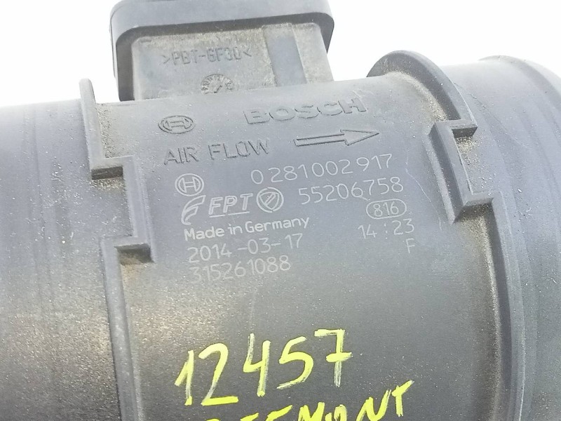 Recambio de caudalimetro para fiat freemont (345) lounge referencia OEM IAM 55206758 0281002917 E3-A4-22-1