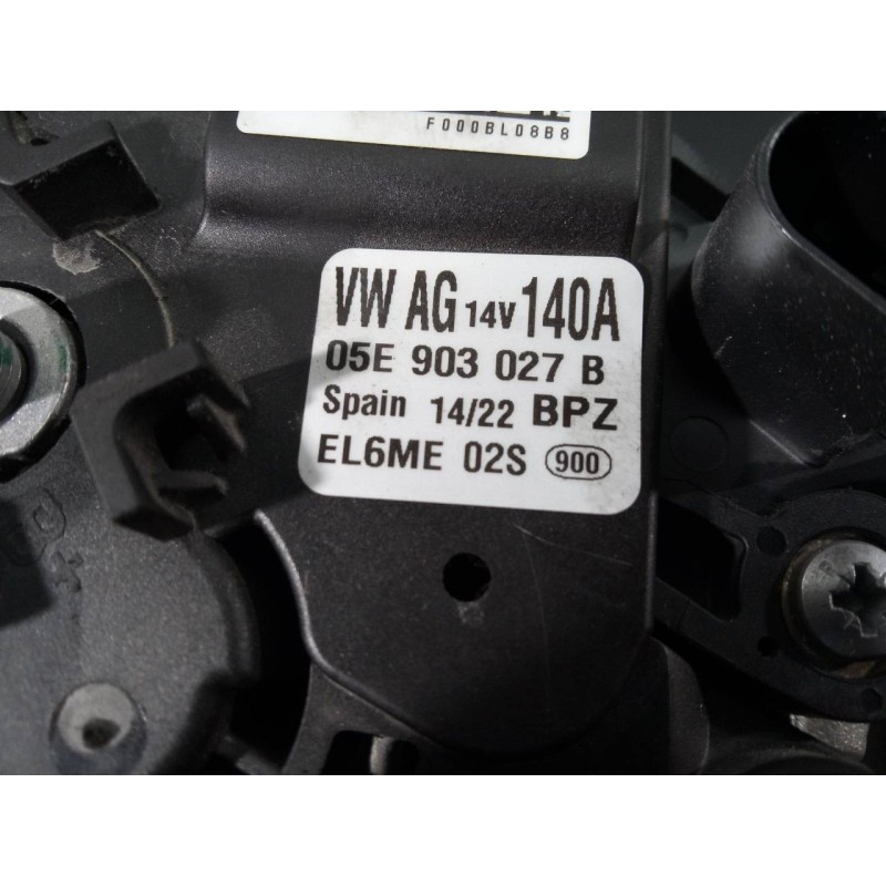 Recambio de alternador para volkswagen t-cross edition referencia OEM IAM 05E903027B  P3-A5-7-2