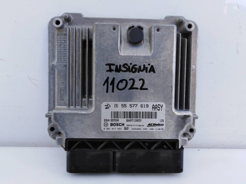 Recambio de centralita motor uce para opel insignia berlina cosmo referencia OEM IAM 55577619 0281017453 E3-A5-3-4