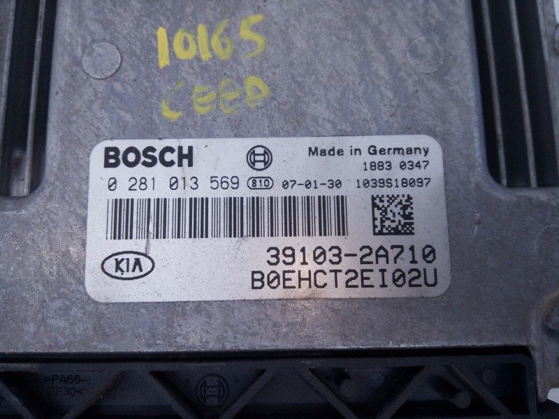 Recambio de centralita motor uce para kia cee´d active referencia OEM IAM 391032A710 0281013569 E3-A3-35-1