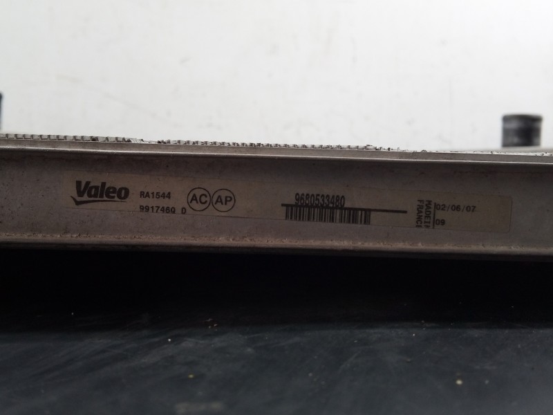 Recambio de radiador agua para citroën c4 grand picasso avatar referencia OEM IAM 9680533480  P2-A6-7