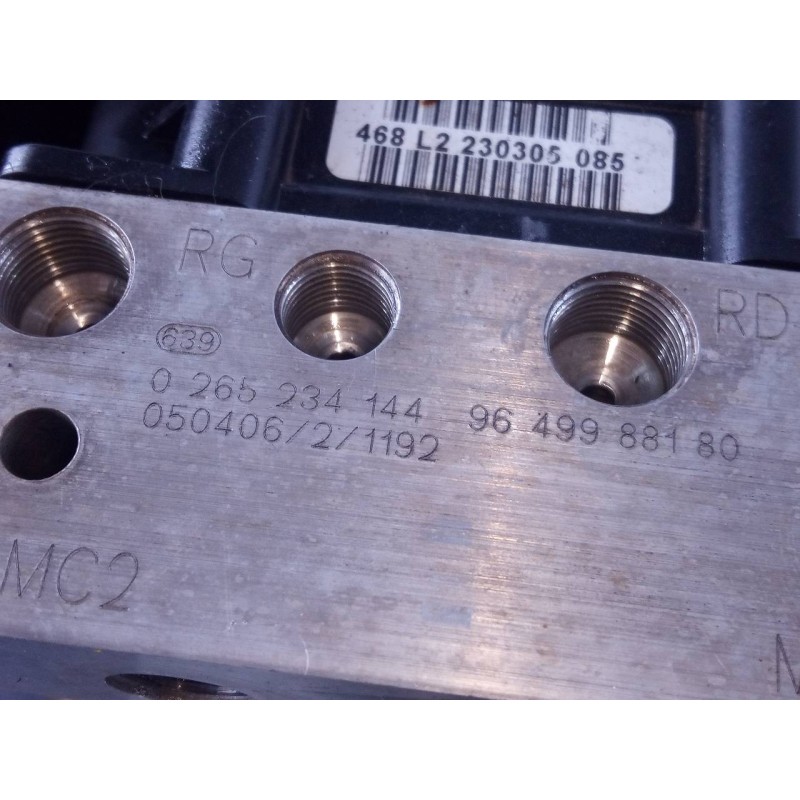 Recambio de abs para citroën c4 coupe collection referencia OEM IAM 9657352680 9649988180 P3-B9-19-1