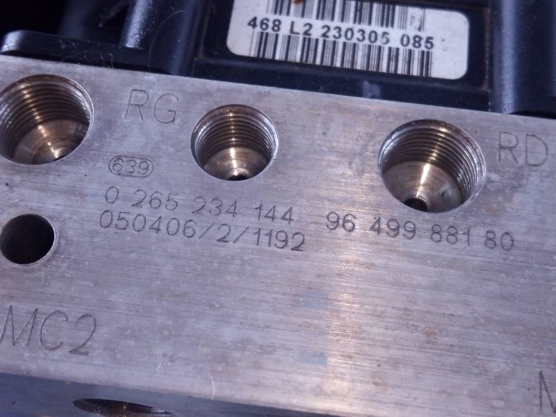 Recambio de abs para citroën c4 coupe collection referencia OEM IAM 9657352680 9649988180 P3-B9-19-1