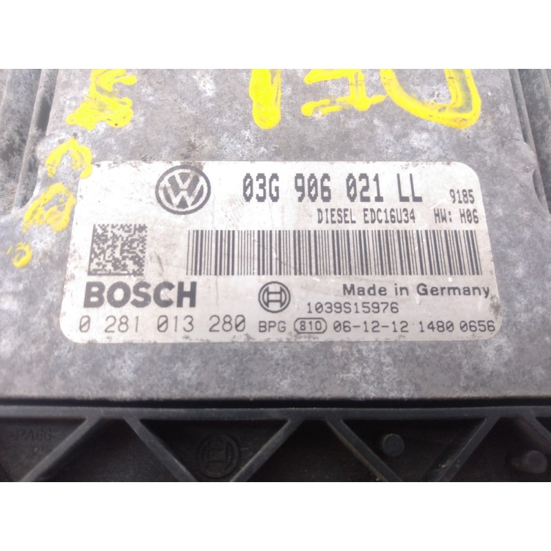 Recambio de centralita motor uce para seat leon (1p1) sport referencia OEM IAM 03G906021LL 0281013280 E2-A1-8-1