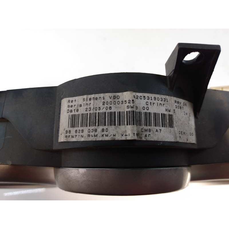 Recambio de cuadro instrumentos para peugeot 207 x-line referencia OEM IAM 9882903880 A2C53190331 E3-B2-19-2