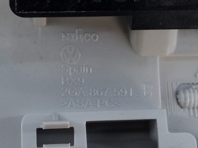 Recambio de luz interior para volkswagen t-cross edition referencia OEM IAM 2GA867591B  E2-A3-43-2