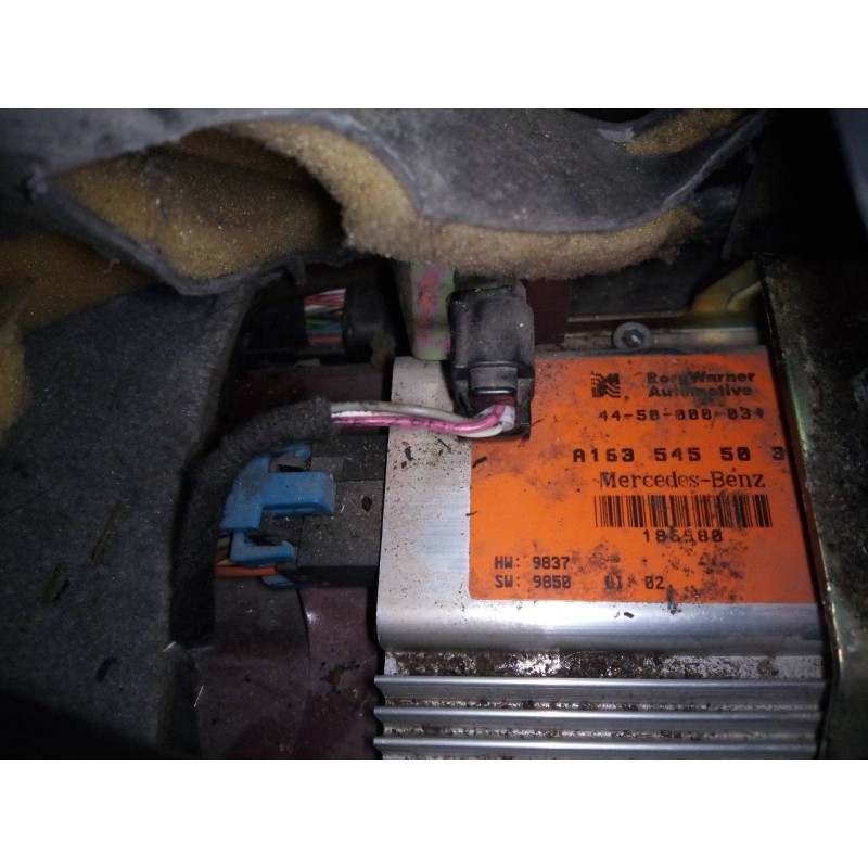 Recambio de centralita airbag para mercedes-benz clase m (w163) 270 cdi (163.113) referencia OEM IAM A1635455032  
