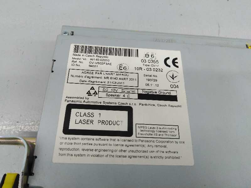 Recambio de sistema navegacion gps para toyota auris advance referencia OEM IAM 8614002010 CVVS02F3AE E3-B2-9-4